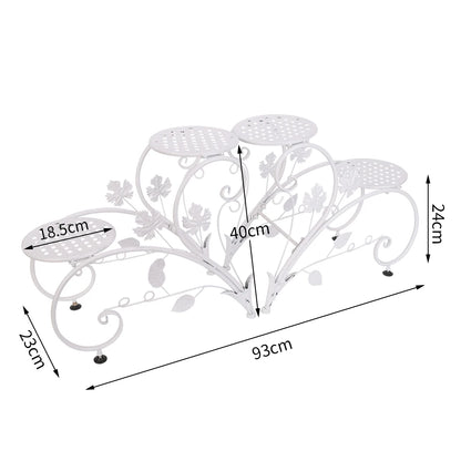 Classic Tall Plant Stand for Indoor and Outdoor - Homevalley.co.uk