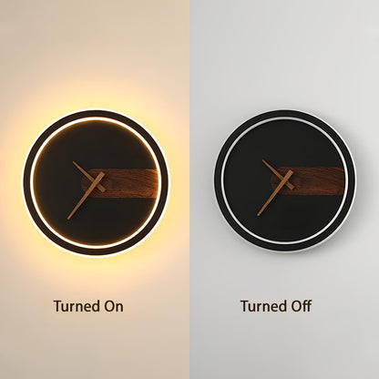 Clock Design LED Wall Lamp - Homevalley.co.uk