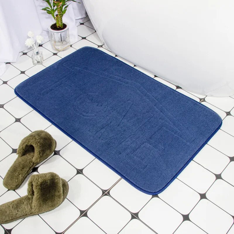 Cobblestone Embossed Non-Slip Bathroom Mat – Stylish, Safe, and Available in Multiple Colors - Homevalley.co.uk