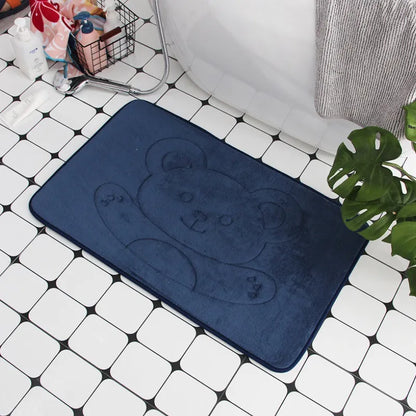 Cobblestone Embossed Non-Slip Bathroom Mat – Stylish, Safe, and Available in Multiple Colors - Homevalley.co.uk