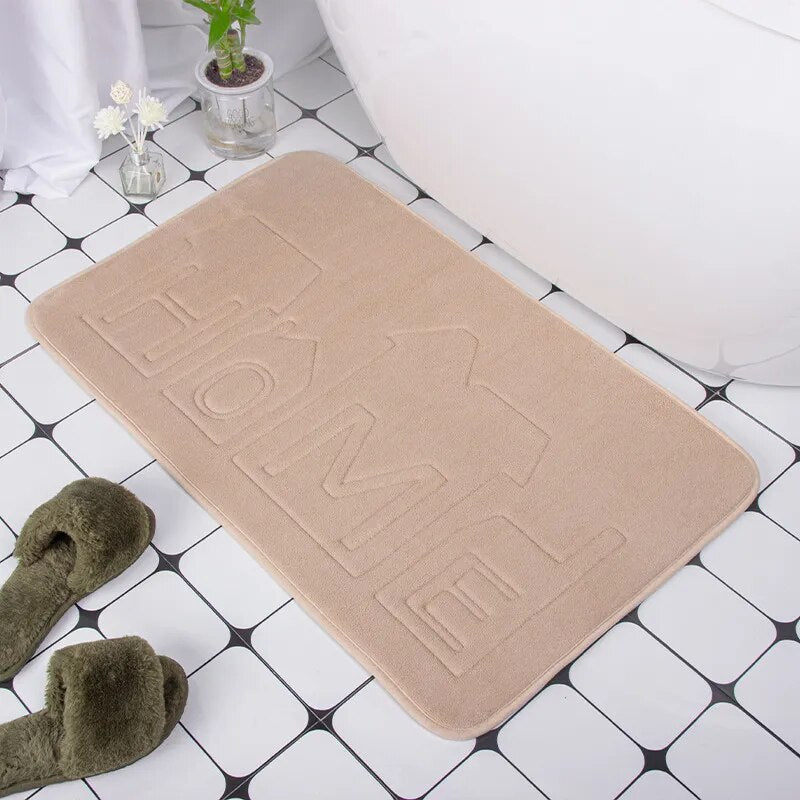 Cobblestone Embossed Non-Slip Bathroom Mat – Stylish, Safe, and Available in Multiple Colors - Homevalley.co.uk