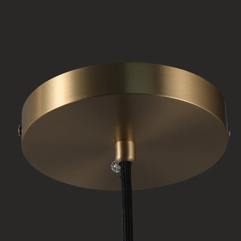 Copper and Crystal Nordic Ceiling Pendant - Homevalley.co.uk