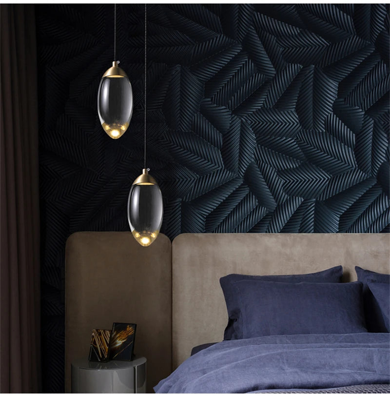 Copper and Crystal Nordic Ceiling Pendant - Homevalley.co.uk