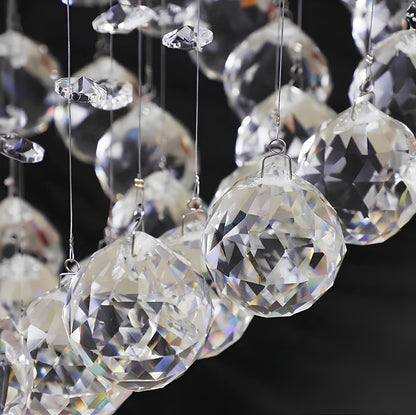 Crystal Raindrop Staircase Chandelier - Homevalley.co.uk