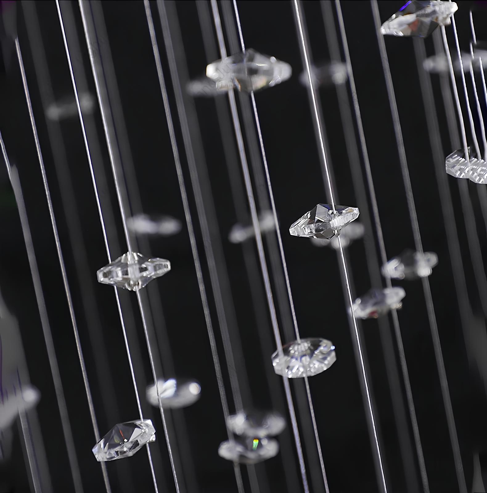 Crystal Raindrop Staircase Chandelier - Homevalley.co.uk