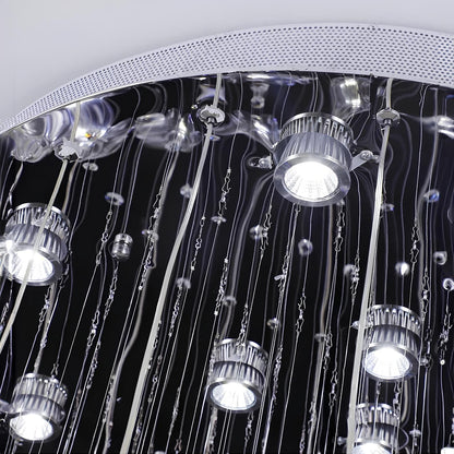 Crystal Raindrop Staircase Chandelier - Homevalley.co.uk