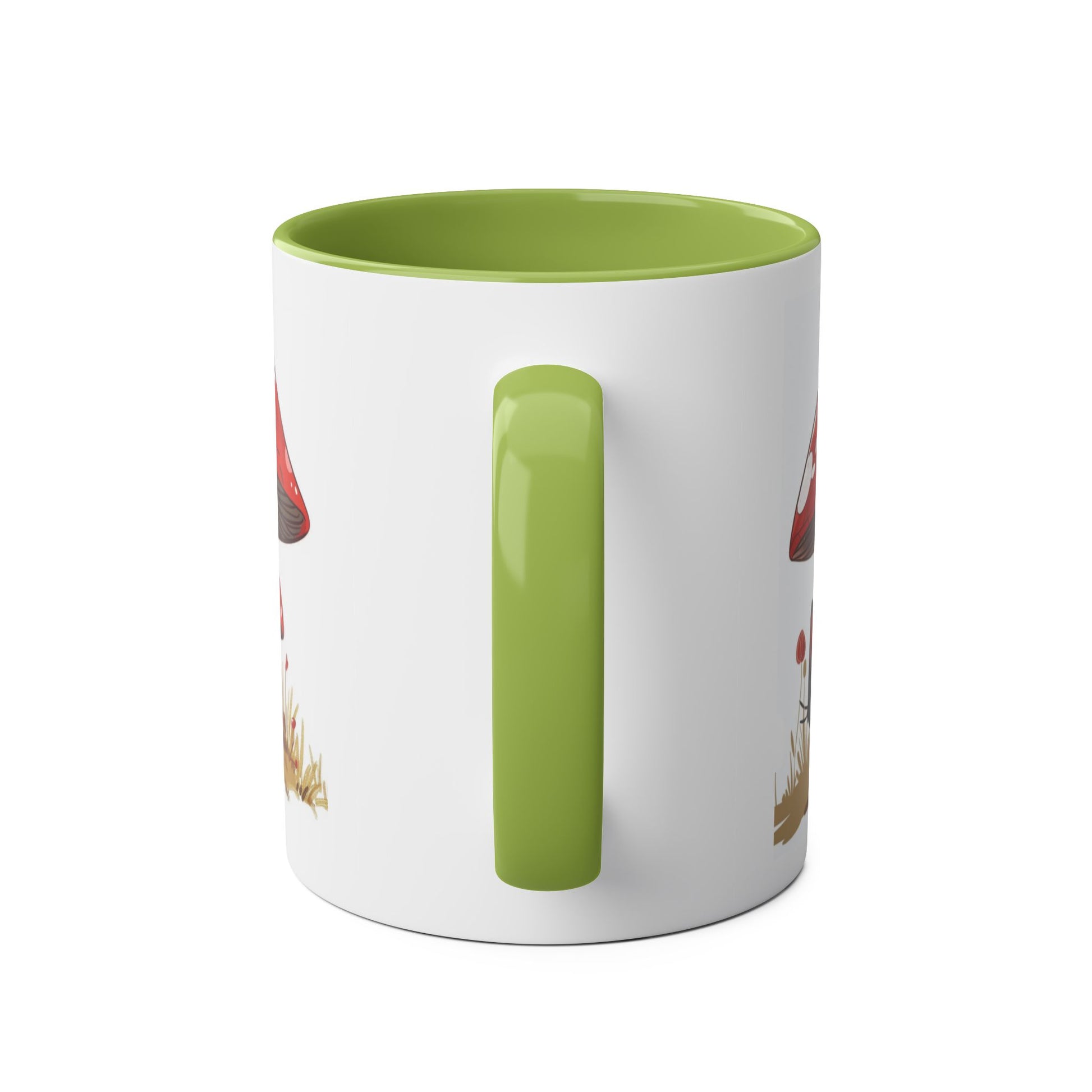 Cute Black Cat and a Mushroom Coffee Mug, Best Funny Mug, Gift For Friends | Cute Birthday Coffee Mug |Ceramic Coffee Cups, 11oz - Homevalley.co.uk