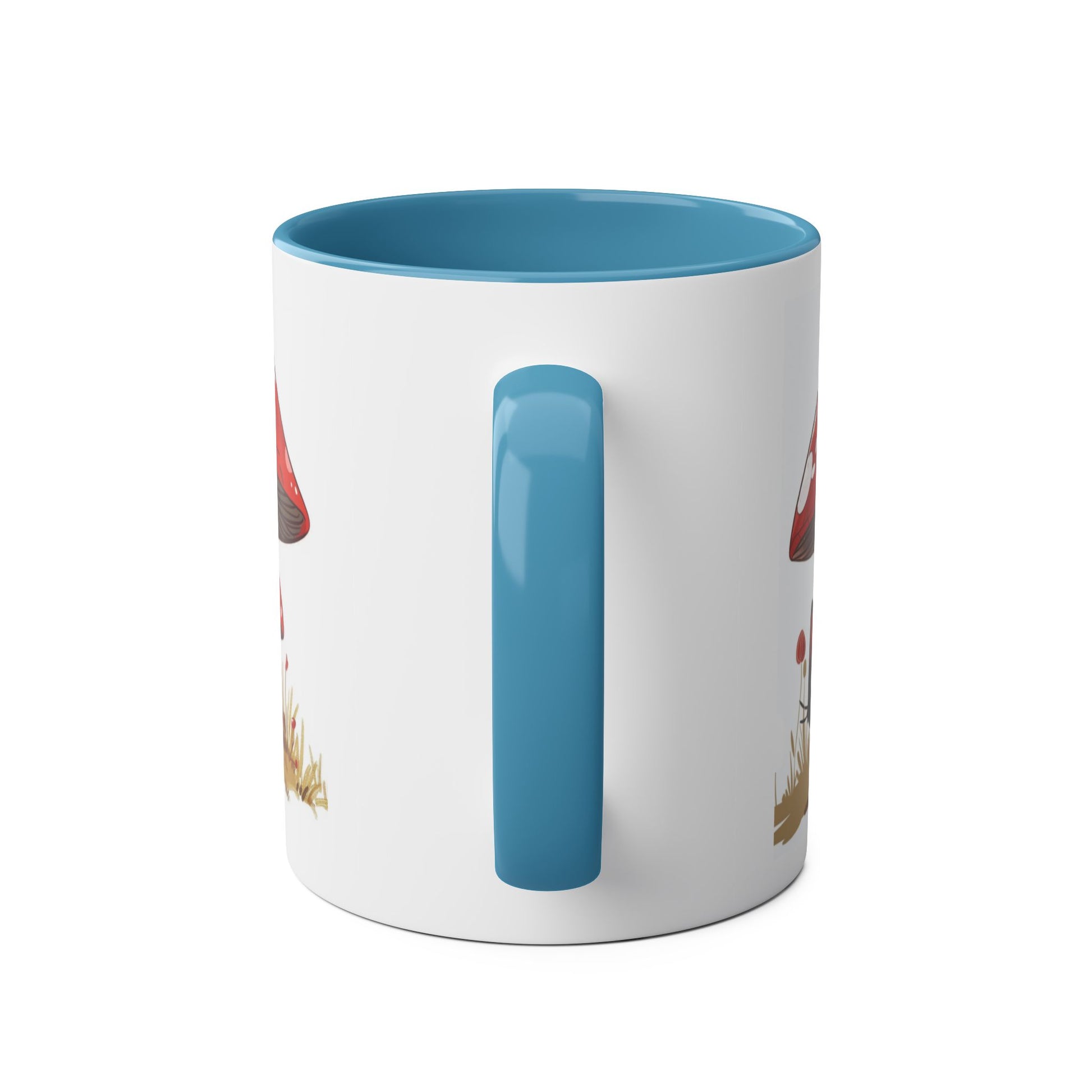 Cute Black Cat and a Mushroom Coffee Mug, Best Funny Mug, Gift For Friends | Cute Birthday Coffee Mug |Ceramic Coffee Cups, 11oz - Homevalley.co.uk