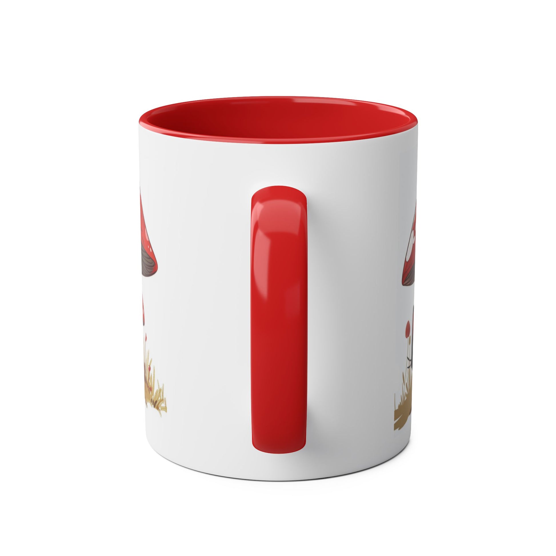 Cute Black Cat and a Mushroom Coffee Mug, Best Funny Mug, Gift For Friends | Cute Birthday Coffee Mug |Ceramic Coffee Cups, 11oz - Homevalley.co.uk