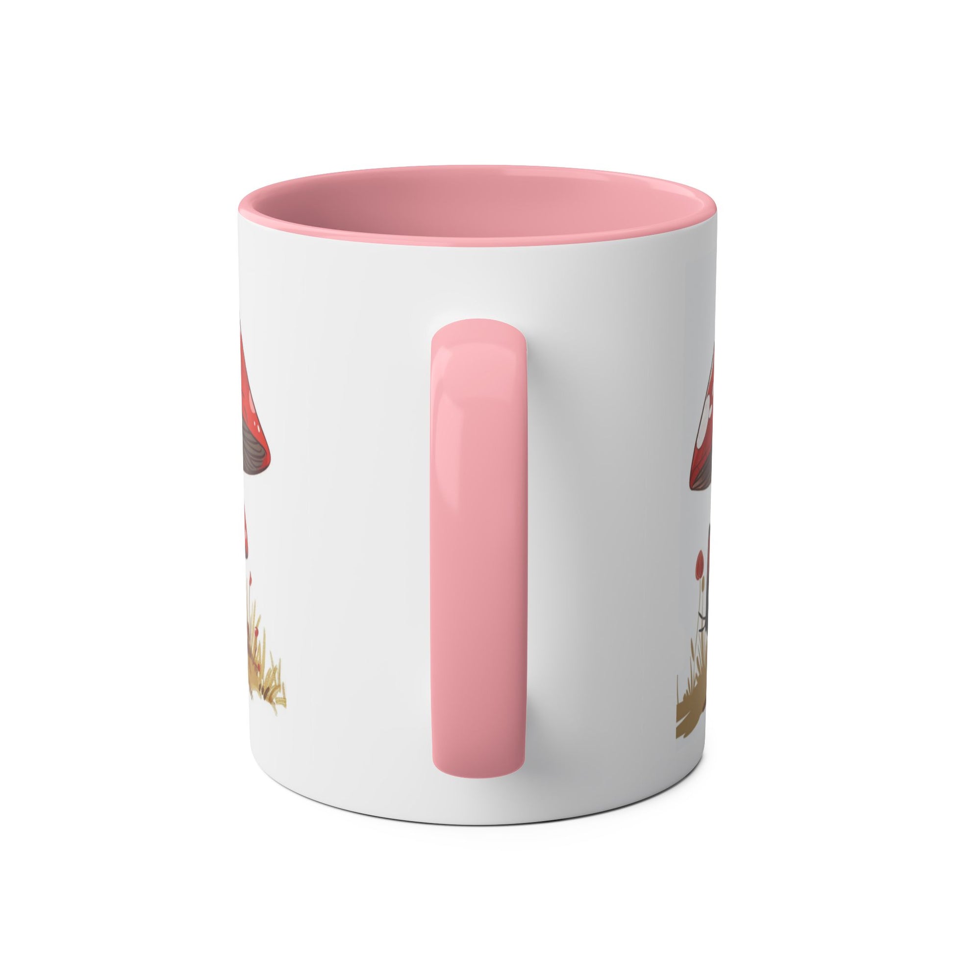 Cute Black Cat and a Mushroom Coffee Mug, Best Funny Mug, Gift For Friends | Cute Birthday Coffee Mug |Ceramic Coffee Cups, 11oz - Homevalley.co.uk