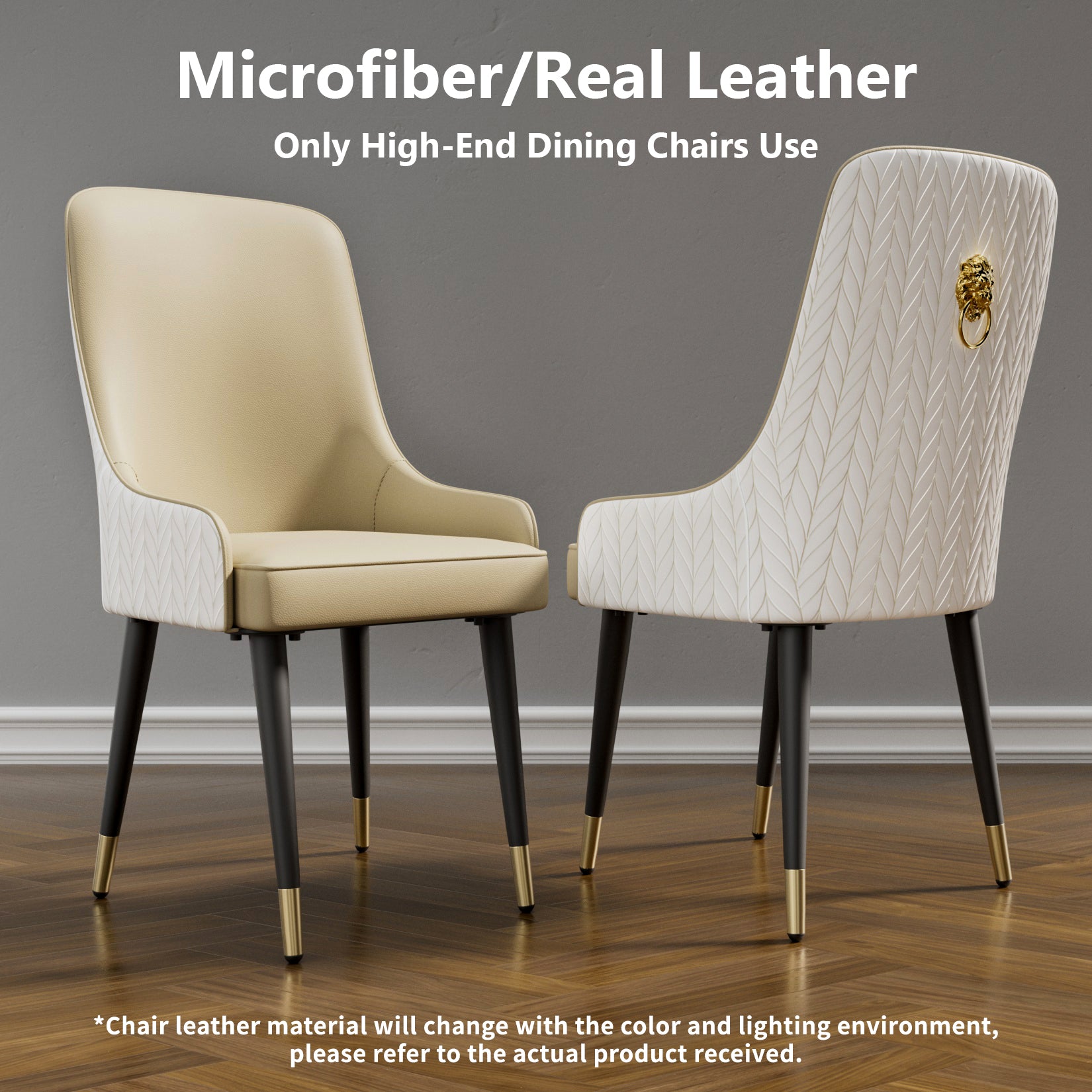 Dining Chair with Backrest, Set of 2 - Homevalley.co.uk