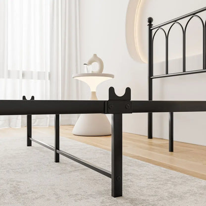 Double Metal Bed Frame to fit 120 x 200cm Mattress - Homevalley.co.uk