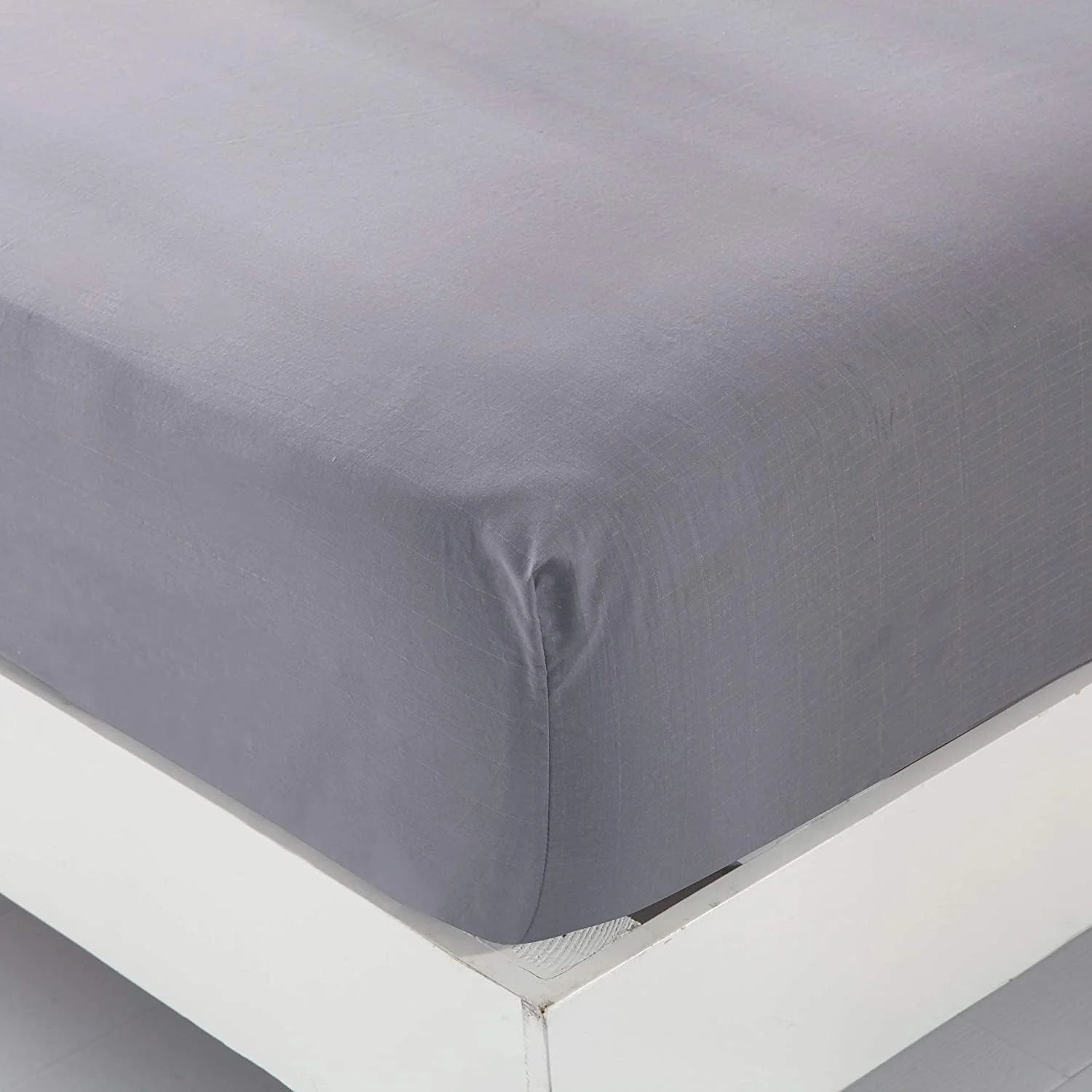 Earthing Grounding Fitted Sheet with Earth Connection Cable Pure Silver Fiber Conductive Bed Sheet - Homevalley.co.uk