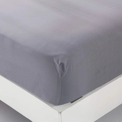 Earthing Grounding Fitted Sheet with Earth Connection Cable Pure Silver Fiber Conductive Bed Sheet - Homevalley.co.uk