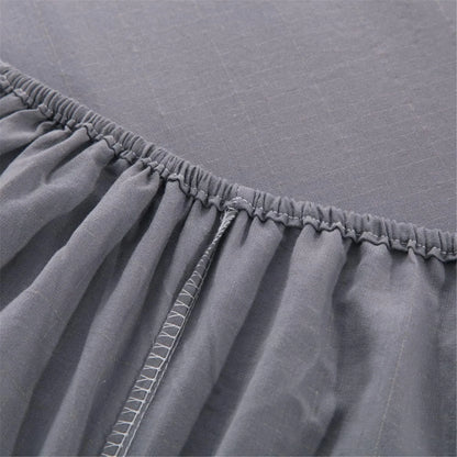 Earthing Grounding Fitted Sheet with Earth Connection Cable Pure Silver Fiber Conductive Bed Sheet - Homevalley.co.uk