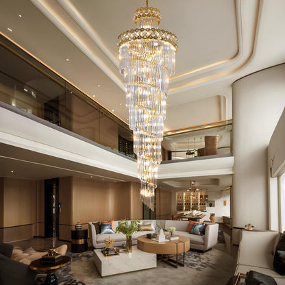 Exquisite Luxury Staircase Crystal Chandelier - Homevalley.co.uk