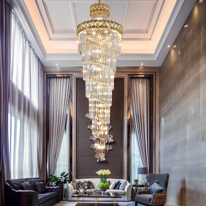 Exquisite Luxury Staircase Crystal Chandelier - Homevalley.co.uk
