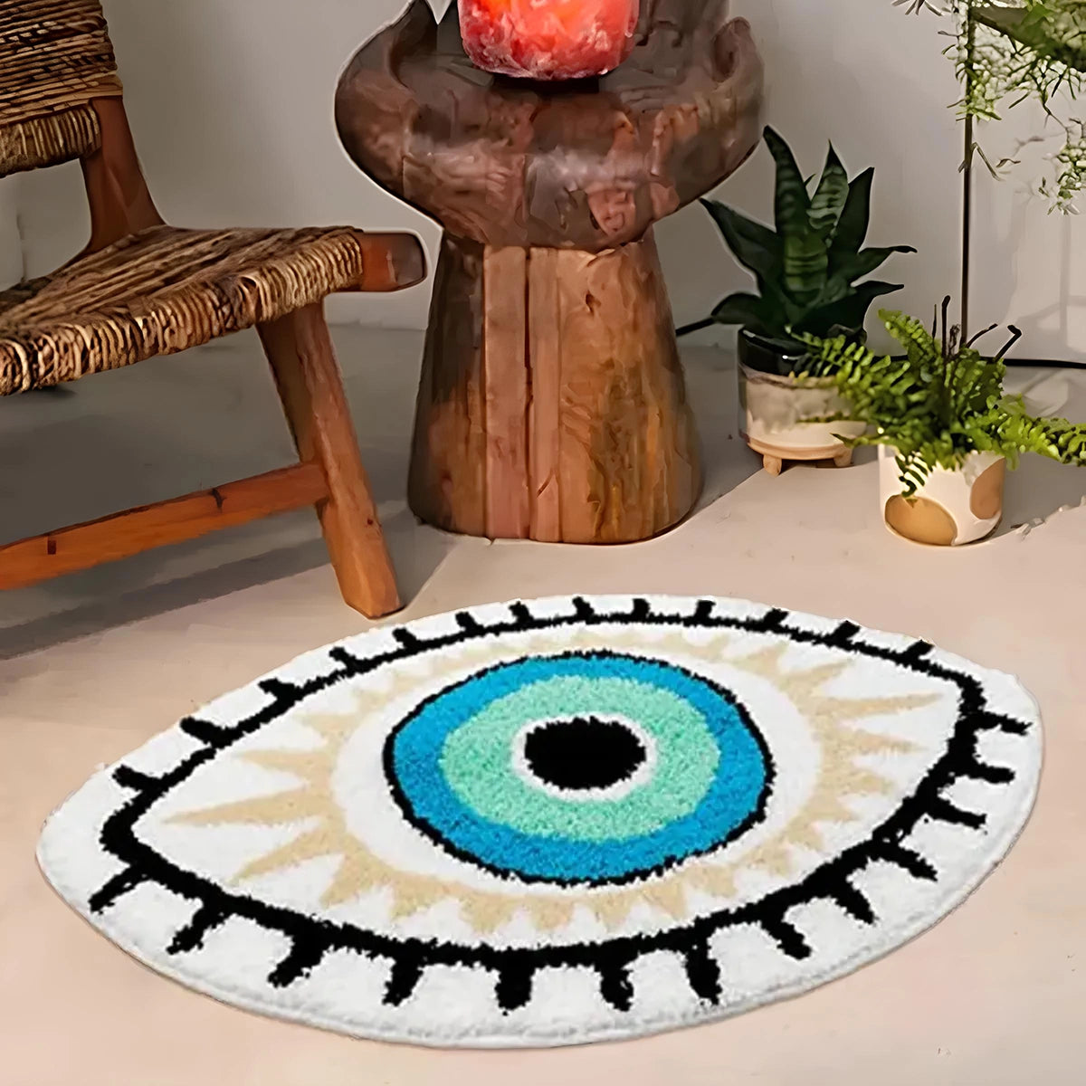 Eye Pattern Bedroom Rug – Stylish, Soft, and Eye-Catching Home Décor - Homevalley.co.uk