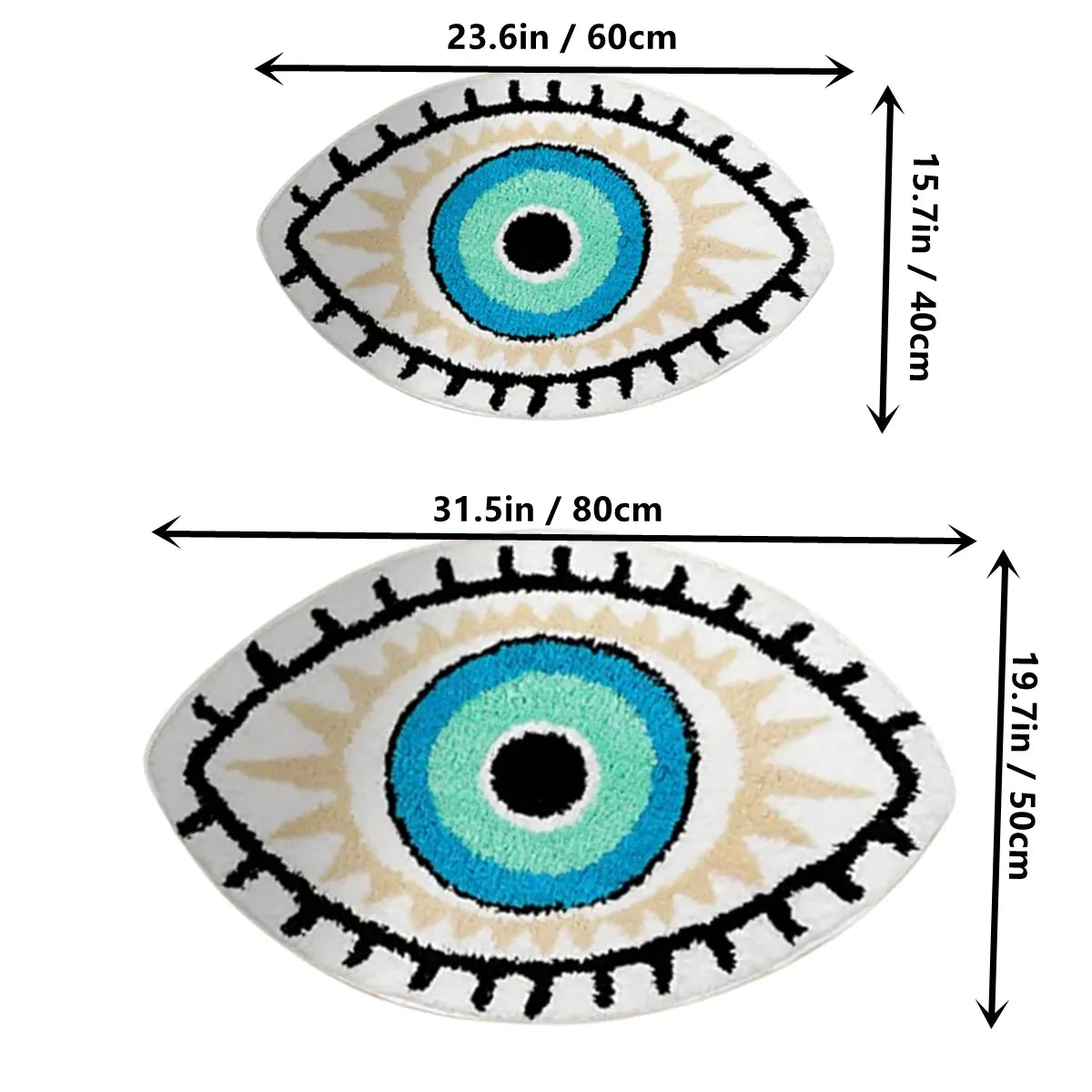 Eye Pattern Bedroom Rug – Stylish, Soft, and Eye-Catching Home Décor - Homevalley.co.uk