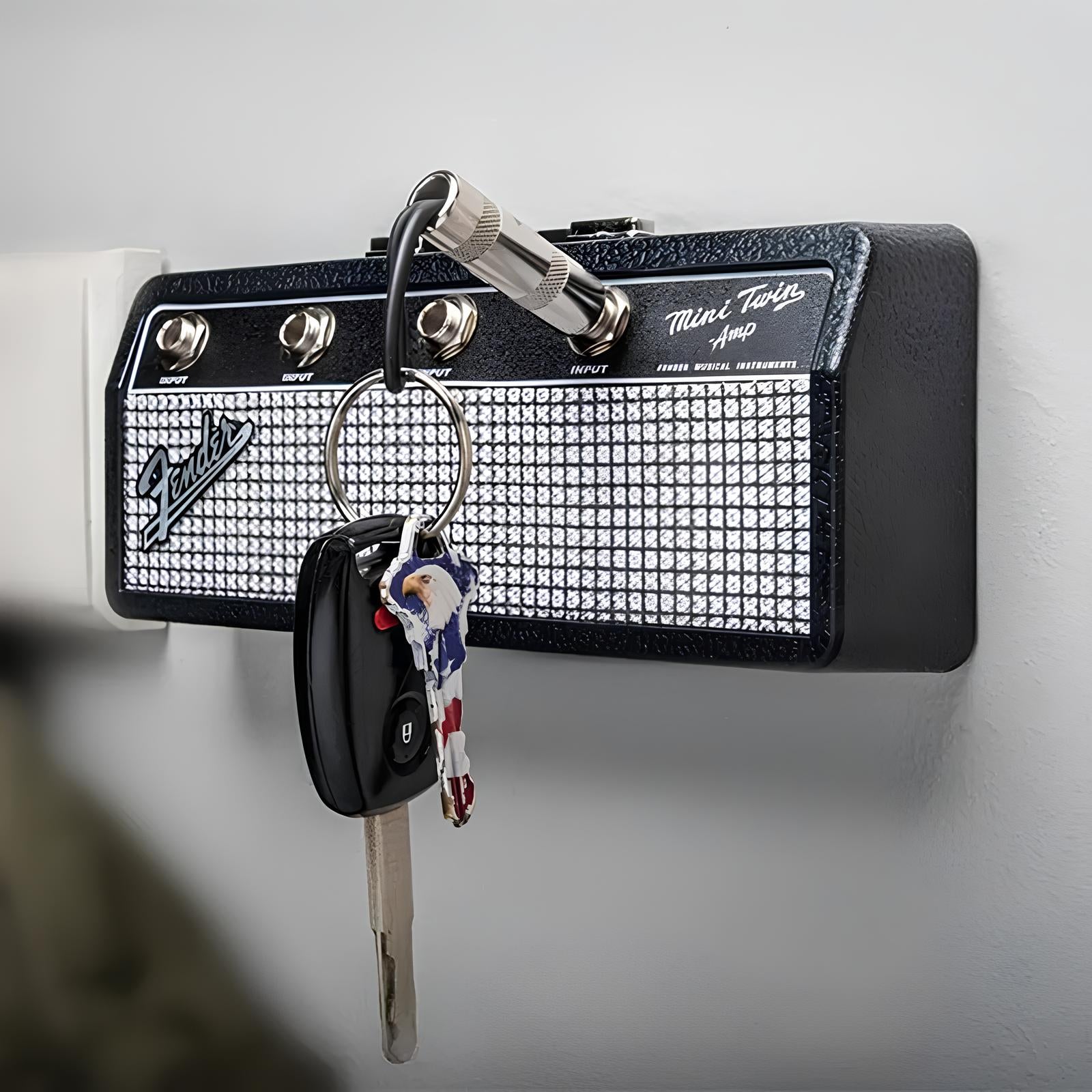 Fender Guitar Amp "Jack Rack" Key Holder - Homevalley.co.uk