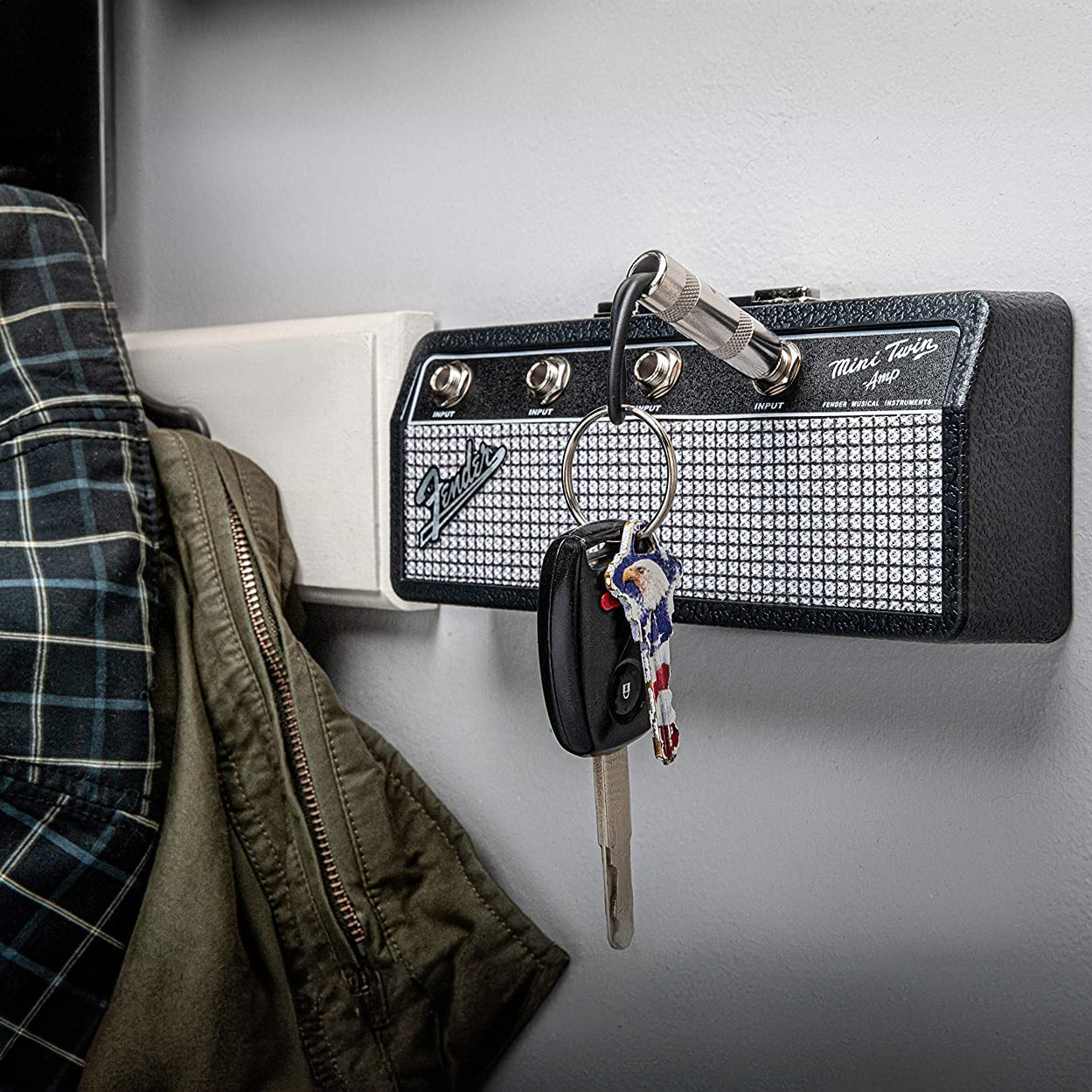 Fender Guitar Amp "Jack Rack" Key Holder - Homevalley.co.uk