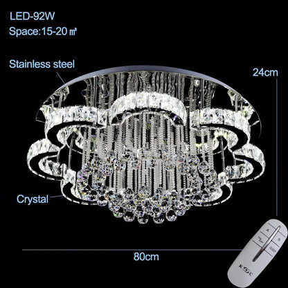 Floral Shape Crystal Chandelier Ceiling Lights - Homevalley.co.uk