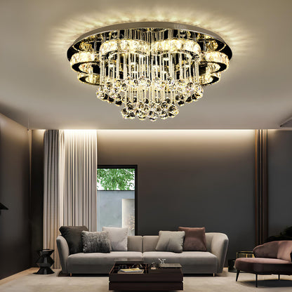 Floral Shape Crystal Chandelier Ceiling Lights - Homevalley.co.uk