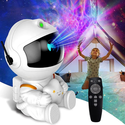 Galaxy Astronaut Star Projector LED Night Light Starry Sky - Homevalley.co.uk
