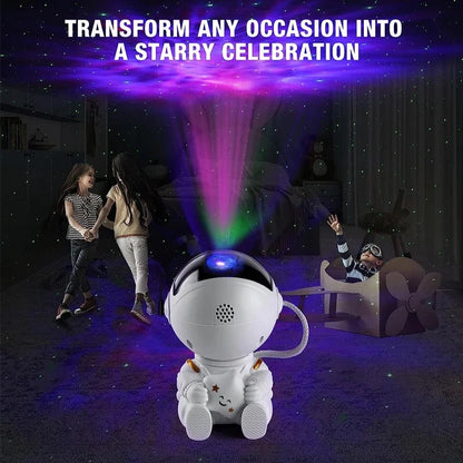 Galaxy Astronaut Star Projector LED Night Light Starry Sky - Homevalley.co.uk