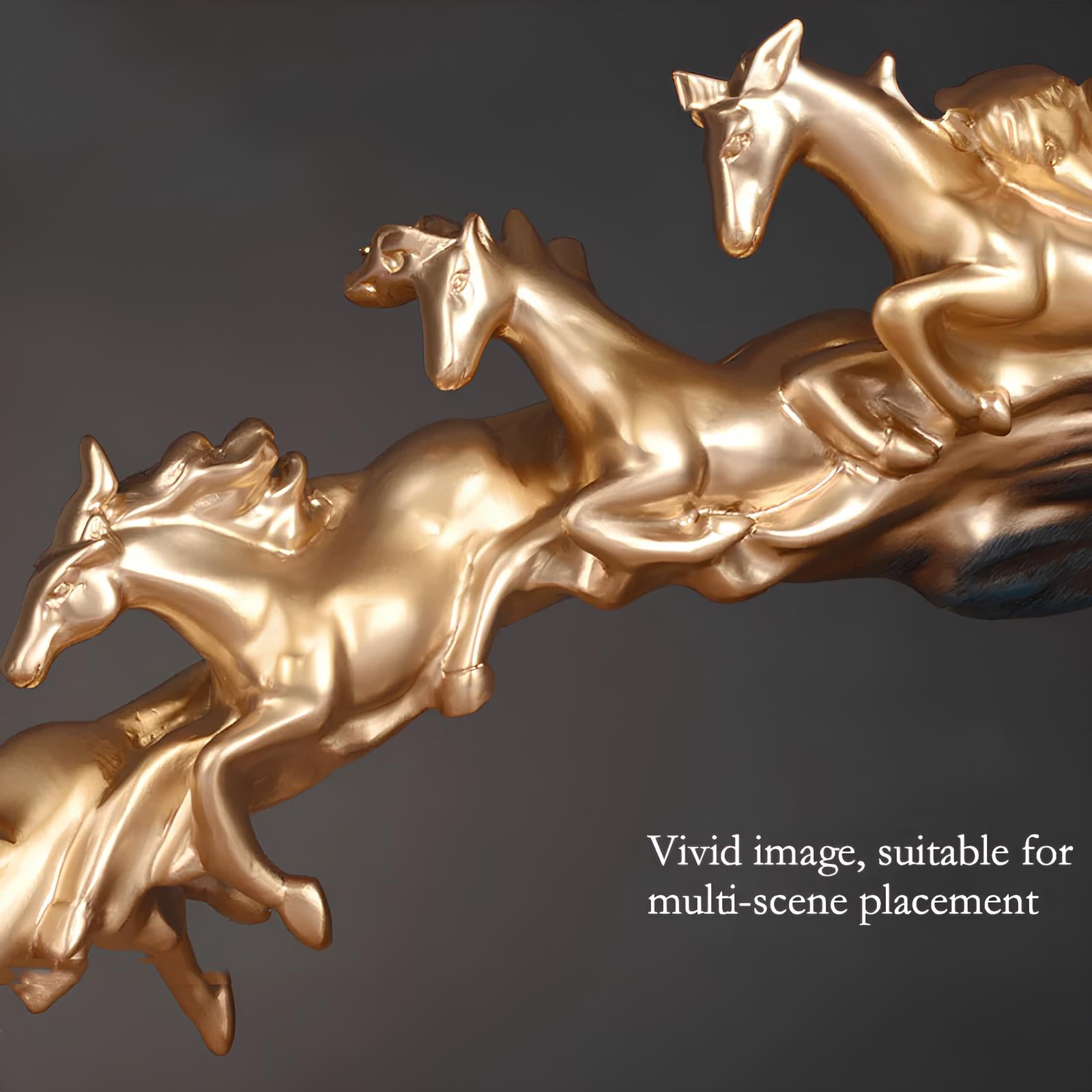Galloping Horse Sculpture Figurine - Homevalley.co.uk