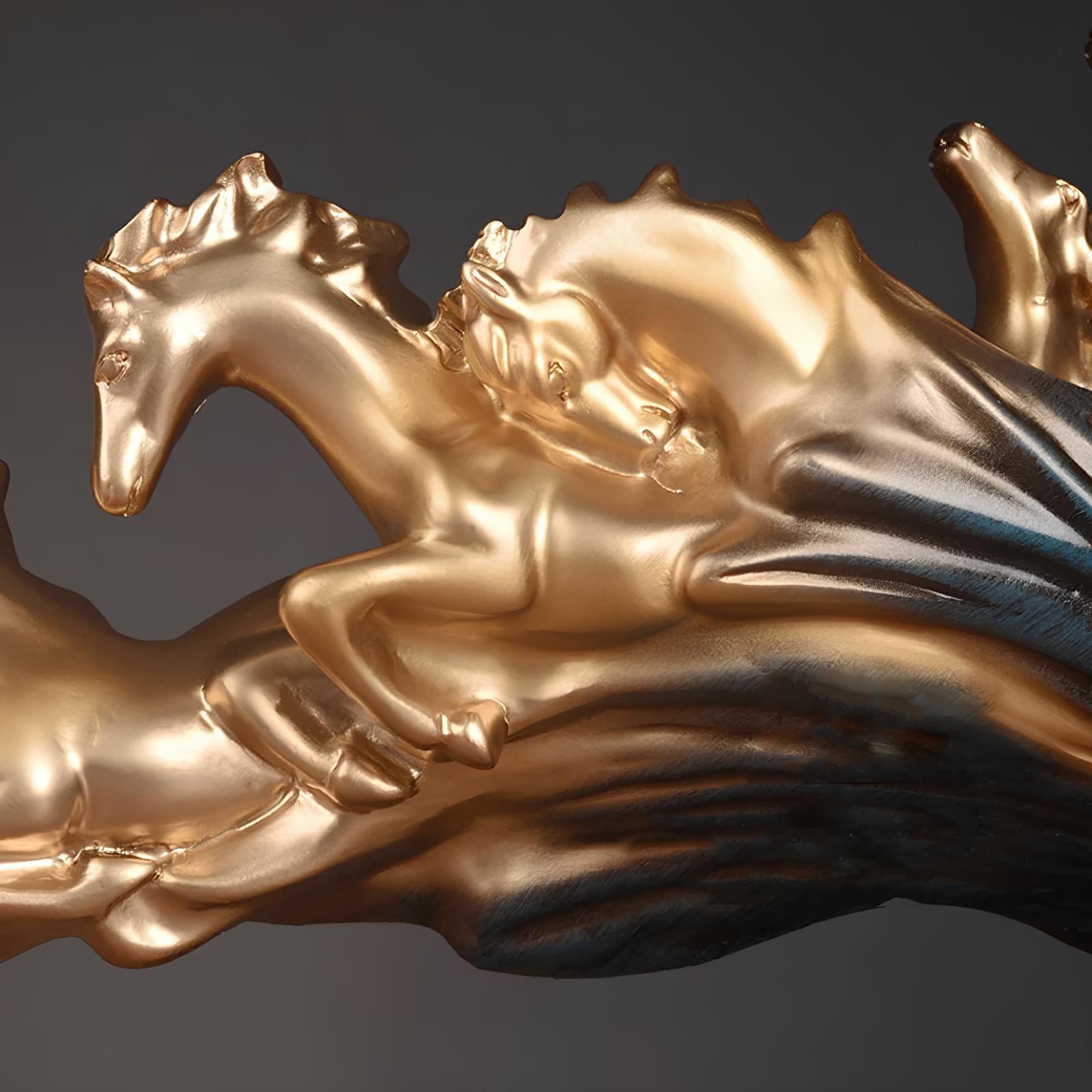 Galloping Horse Sculpture Figurine - Homevalley.co.uk