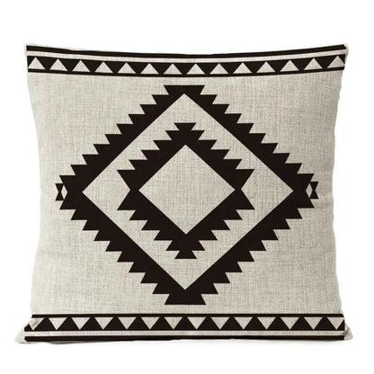 Geometric Pattern Cushion Cover - Homevalley.co.uk