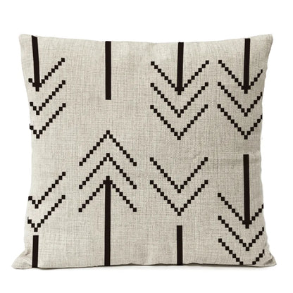 Geometric Pattern Cushion Cover - Homevalley.co.uk