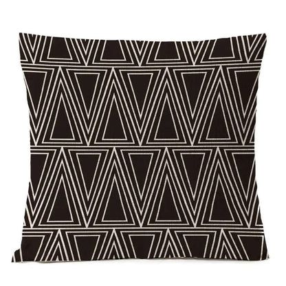 Geometric Pattern Cushion Cover - Homevalley.co.uk