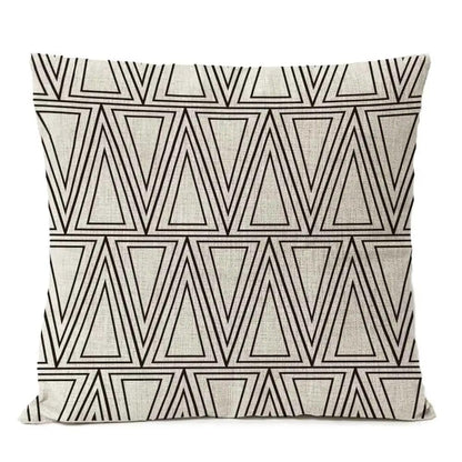 Geometric Pattern Cushion Cover - Homevalley.co.uk