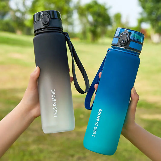 Gradient Colour Leak-proof Plastic Water Bottle - Homevalley.co.uk