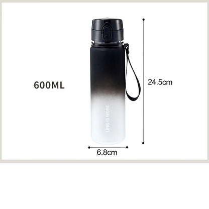 Gradient Colour Leak-proof Plastic Water Bottle - Homevalley.co.uk