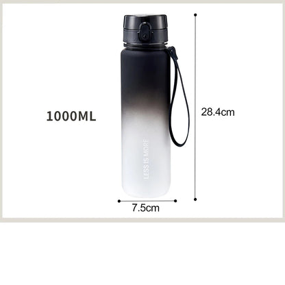 Gradient Colour Leak-proof Plastic Water Bottle - Homevalley.co.uk