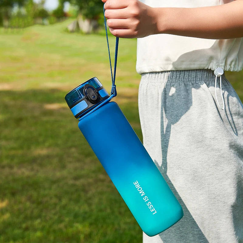 Gradient Colour Leak-proof Plastic Water Bottle - Homevalley.co.uk
