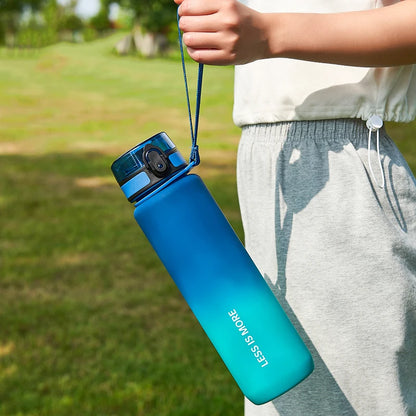 Gradient Colour Leak-proof Plastic Water Bottle - Homevalley.co.uk
