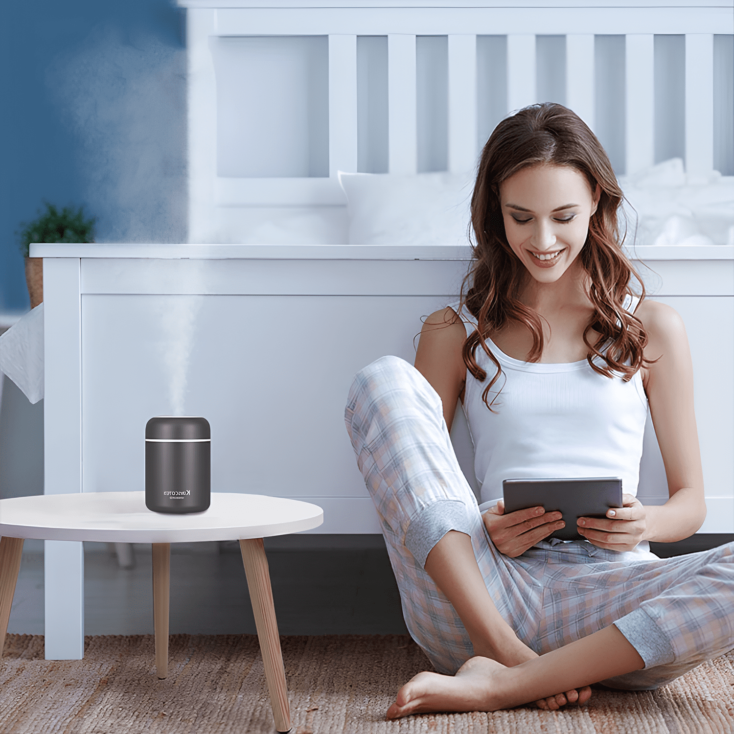 H2O Air Portable Mini USB Aroma Diffuser Humidifier With Cool Mist Purifier 300ml - Homevalley.co.uk