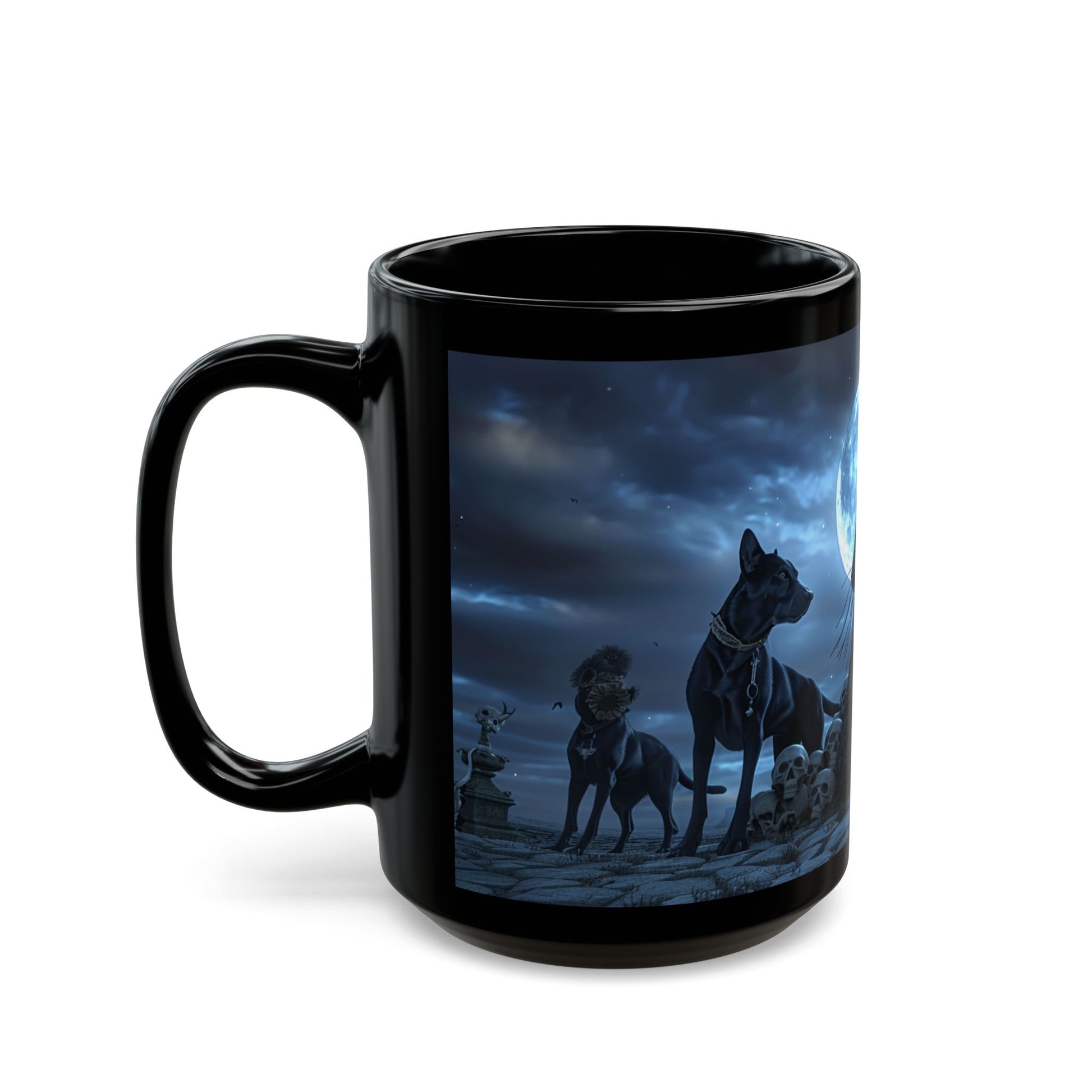 Hecate The Goddess of Crossroads, Magick and Witchcraft, Occult, Black Coffee Mug, HecateTea Cup (11oz, 15oz) - Homevalley.co.uk