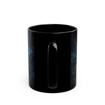 Hecate The Goddess of Crossroads, Magick, Witchcraft, Occult, Black Coffee Mug, 11oz - Homevalley.co.uk