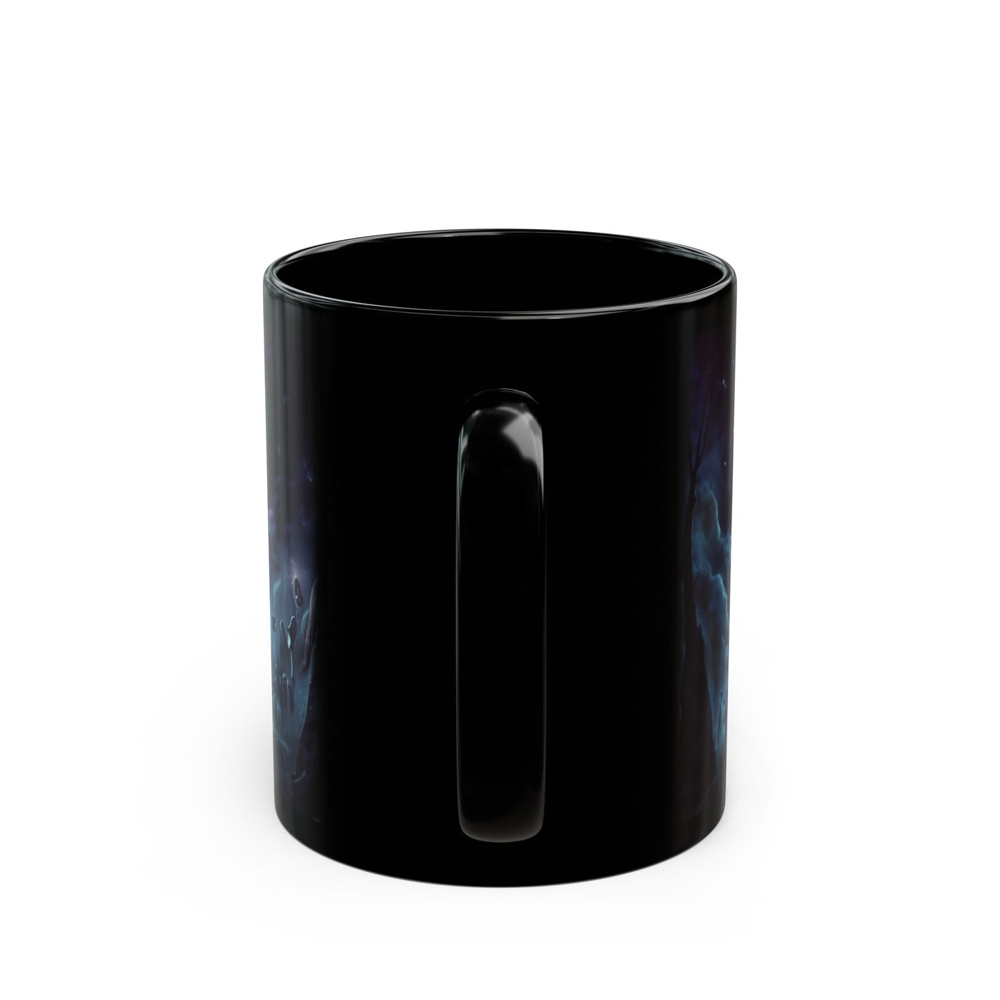 Hecate The Goddess of Crossroads, Magick, Witchcraft, Occult, Black Coffee Mug, Tea Cup, 11oz - Homevalley.co.uk