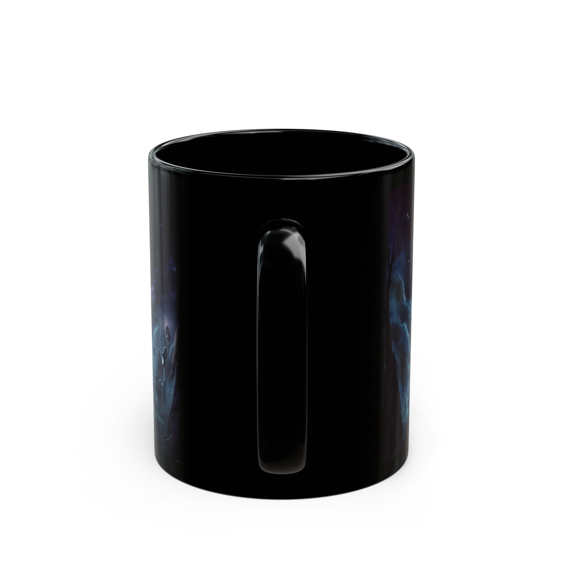 Hecate The Goddess of Crossroads, Magick, Witchcraft, Occult, Black Coffee Mug, Tea Cup, 11oz - Homevalley.co.uk