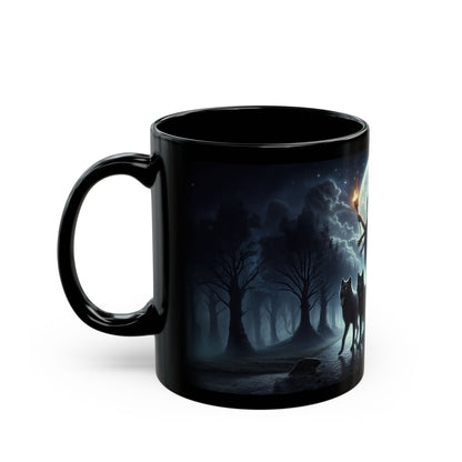 Hecate The Goddess of Crossroads, Magick, Witchcraft, Occult, Black Mug, 11oz - Homevalley.co.uk