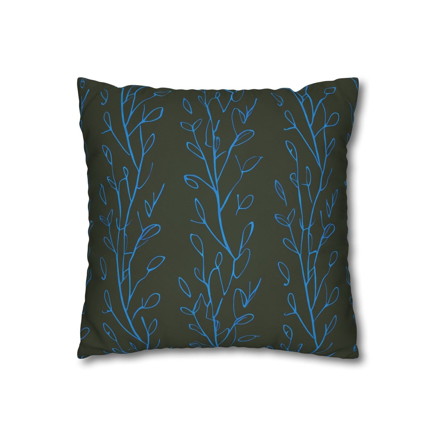 Hydrangea Flowers Cushion Cover, Blue Flowers Cushion Cover, Floral Pillow, Botanical Pillow - Homevalley.co.uk