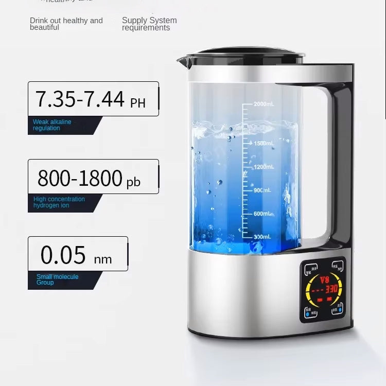 Hydrogen-rich Generator Electrolysis Water Heating Machine Kettle 2L - Homevalley.co.uk