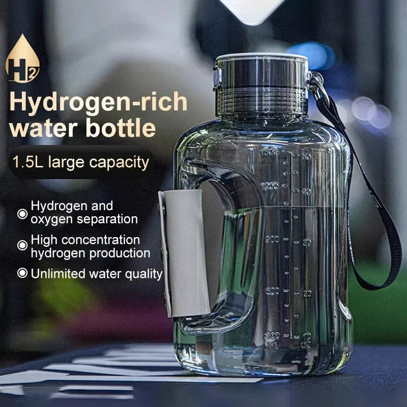 Hydrogen Rich Portable Sports Water Bottle 1.5L - Homevalley.co.uk