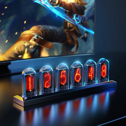 IPSTube RGB DIYGlow LED Tube Digital Watch, Nightlights And Electronic Album - Homevalley.co.uk